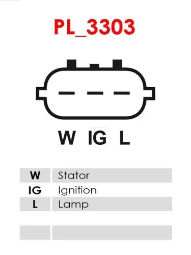 Generator 12 V AS-PL A6705S Bild Generator 12 V AS-PL A6705S