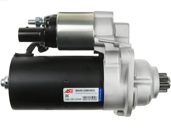 Starter 12 V 1,7 kW AS-PL S6451(DENSO) Bild Starter 12 V 1,7 kW AS-PL S6451(DENSO)