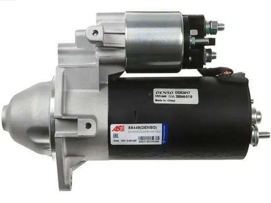 Starter 12 V 2 kW AS-PL S6449(DENSO) Bild Starter 12 V 2 kW AS-PL S6449(DENSO)