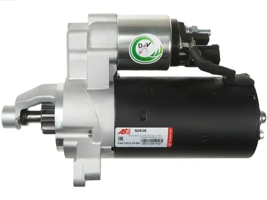 Starter 12 V 2,2 kW AS-PL S0536 Bild Starter 12 V 2,2 kW AS-PL S0536
