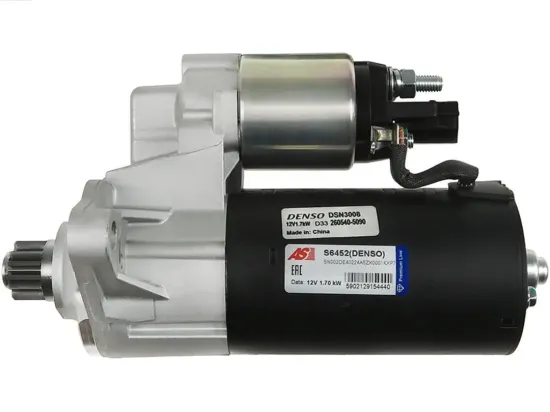 Starter 12 V 1,7 kW AS-PL S6452(DENSO) Bild Starter 12 V 1,7 kW AS-PL S6452(DENSO)
