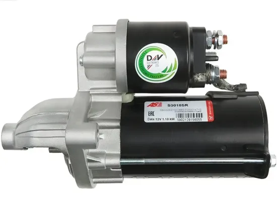Starter 12 V 1,1 kW AS-PL S3018SR Bild Starter 12 V 1,1 kW AS-PL S3018SR