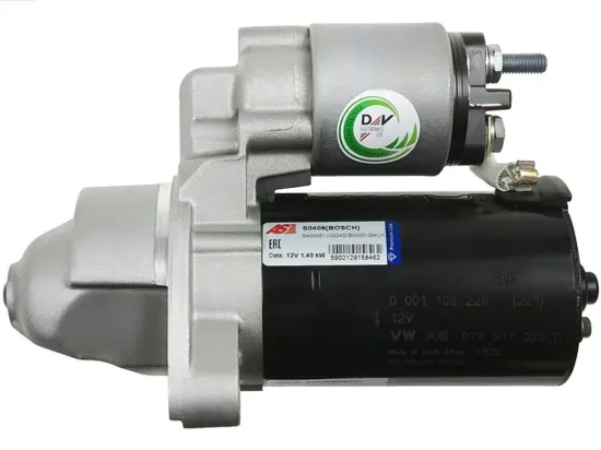 Starter 12 V 1,4 kW AS-PL S0408(BOSCH) Bild Starter 12 V 1,4 kW AS-PL S0408(BOSCH)