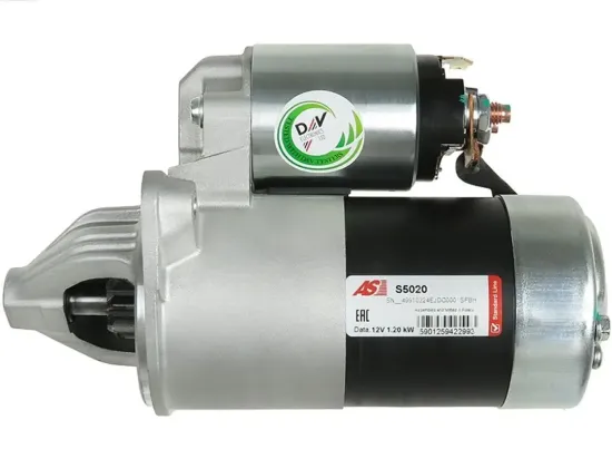 Starter 12 V 1,2 kW AS-PL S5020 Bild Starter 12 V 1,2 kW AS-PL S5020