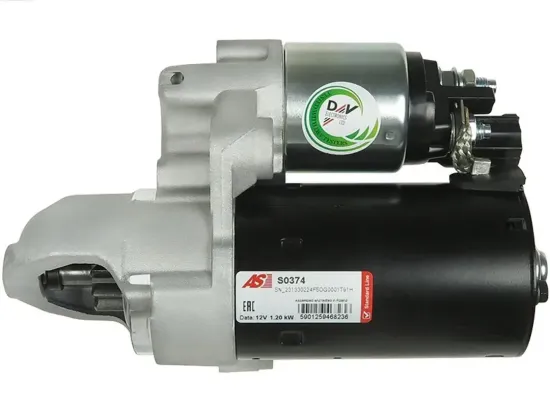 Starter 12 V 1,2 kW AS-PL S0374 Bild Starter 12 V 1,2 kW AS-PL S0374