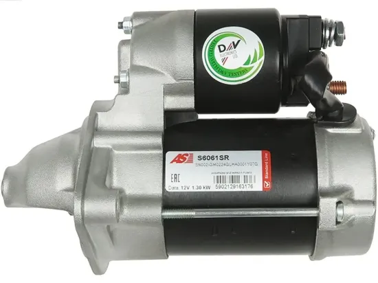 Starter 12 V 1,3 kW AS-PL S6061SR Bild Starter 12 V 1,3 kW AS-PL S6061SR