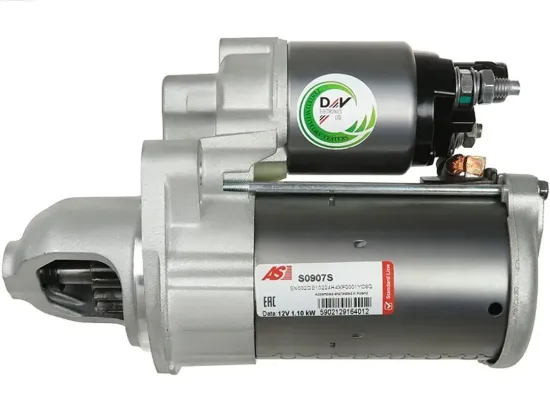 Starter 12 V 1,1 kW AS-PL S0907S Bild Starter 12 V 1,1 kW AS-PL S0907S