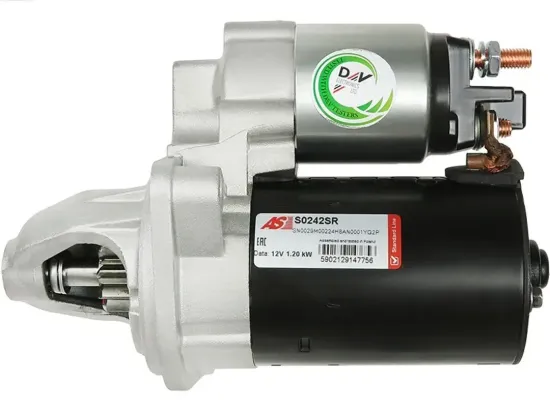Starter 12 V 1,2 kW AS-PL S0242SR Bild Starter 12 V 1,2 kW AS-PL S0242SR