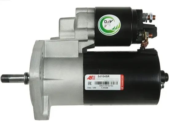 Starter 12 V 1,1 kW AS-PL S0104SR Bild Starter 12 V 1,1 kW AS-PL S0104SR