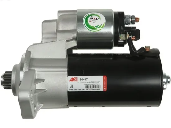 Starter 12 V 2 kW AS-PL S0417 Bild Starter 12 V 2 kW AS-PL S0417