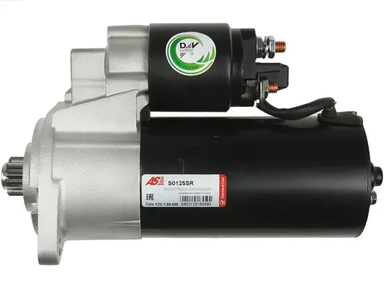 Starter 12 V 1,8 kW AS-PL S0125SR Bild Starter 12 V 1,8 kW AS-PL S0125SR