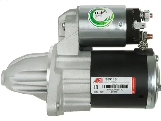 Starter 12 V 1,2 kW AS-PL S5514S Bild Starter 12 V 1,2 kW AS-PL S5514S