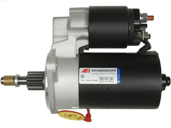 Starter 12 V 0,7 kW AS-PL S0046(BOSCH)PR Bild Starter 12 V 0,7 kW AS-PL S0046(BOSCH)PR