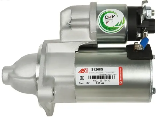 Starter 12 V 0,9 kW AS-PL S1268S Bild Starter 12 V 0,9 kW AS-PL S1268S