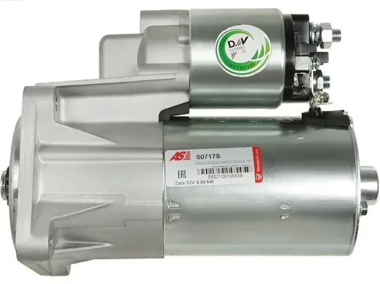 Starter 12 V 0,8 kW AS-PL S0717S Bild Starter 12 V 0,8 kW AS-PL S0717S