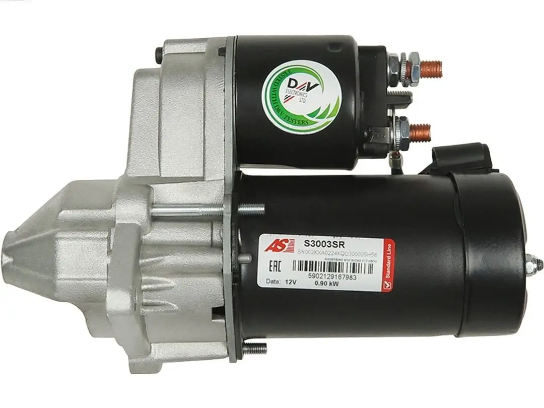 Starter 12 V 0,9 kW AS-PL S3003SR Bild Starter 12 V 0,9 kW AS-PL S3003SR