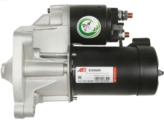 Starter 12 V 0,9 kW AS-PL S3005SR Bild Starter 12 V 0,9 kW AS-PL S3005SR