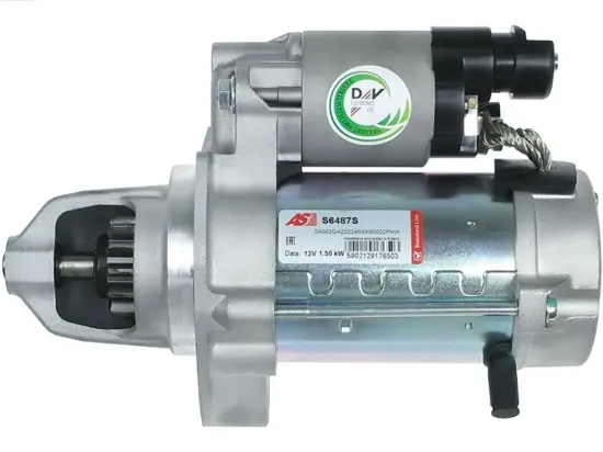 Starter 12 V 1,5 kW AS-PL S6487S Bild Starter 12 V 1,5 kW AS-PL S6487S