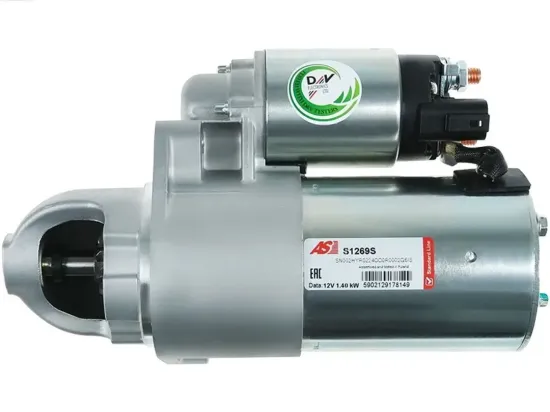 Starter 12 V 1,4 kW AS-PL S1269S Bild Starter 12 V 1,4 kW AS-PL S1269S