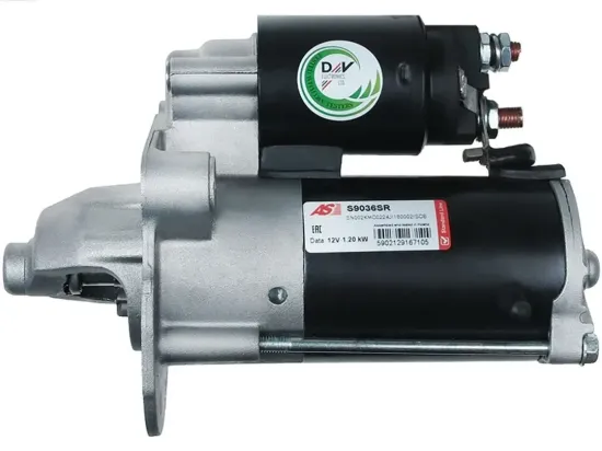 Starter 12 V 1,2 kW AS-PL S9036SR Bild Starter 12 V 1,2 kW AS-PL S9036SR