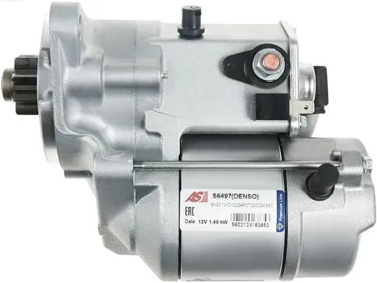 Starter 12 V 1,4 kW AS-PL S6497(DENSO) Bild Starter 12 V 1,4 kW AS-PL S6497(DENSO)