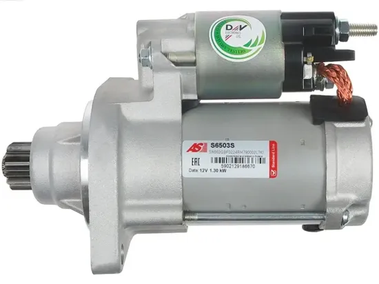 Starter 12 V 1,3 kW AS-PL S6503S Bild Starter 12 V 1,3 kW AS-PL S6503S