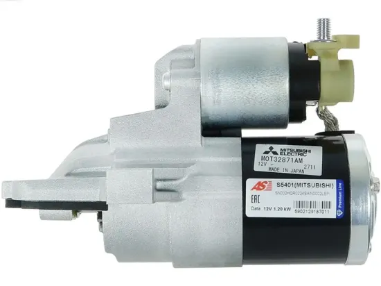 Starter 12 V 1,2 kW AS-PL S5401(MITSUBISHI) Bild Starter 12 V 1,2 kW AS-PL S5401(MITSUBISHI)