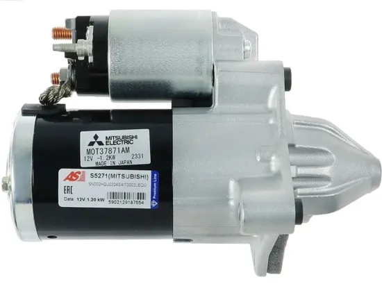 Starter 12 V 1,2 kW AS-PL S5271(MITSUBISHI) Bild Starter 12 V 1,2 kW AS-PL S5271(MITSUBISHI)