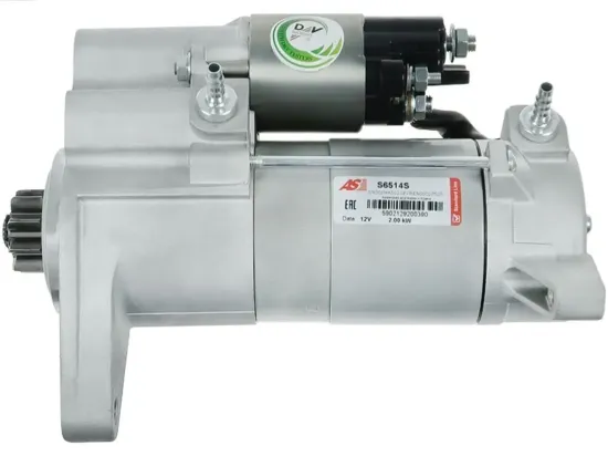 Starter 12 V 2 kW AS-PL S6514S Bild Starter 12 V 2 kW AS-PL S6514S