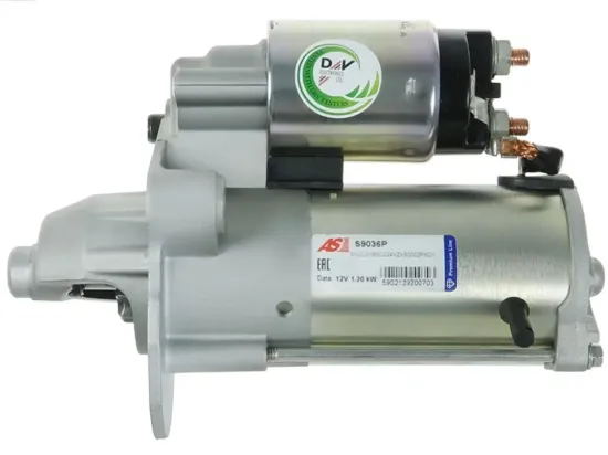 Starter 12 V 1,2 kW AS-PL S9036P Bild Starter 12 V 1,2 kW AS-PL S9036P