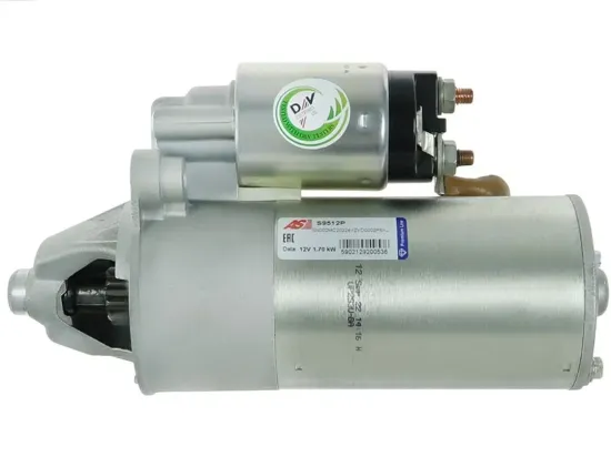 Starter 12 V 1,7 kW AS-PL S9512P Bild Starter 12 V 1,7 kW AS-PL S9512P