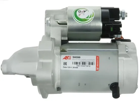 Starter 12 V 1,3 kW AS-PL S6099 Bild Starter 12 V 1,3 kW AS-PL S6099