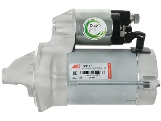 Starter 12 V 1,2 kW AS-PL S6177 Bild Starter 12 V 1,2 kW AS-PL S6177