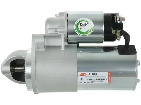 Starter 12 V 1,7 kW AS-PL S1278S Bild Starter 12 V 1,7 kW AS-PL S1278S