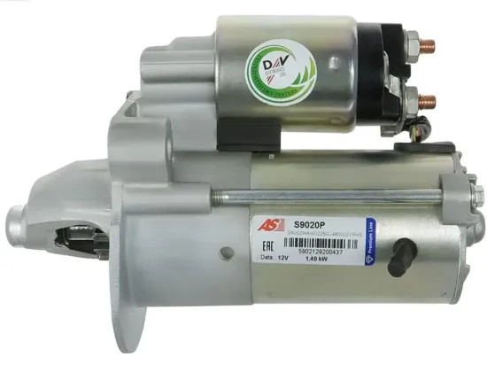 Starter 12 V 1,4 kW AS-PL S9020P Bild Starter 12 V 1,4 kW AS-PL S9020P