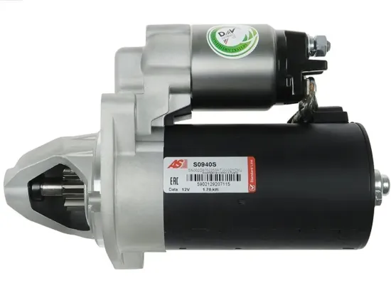 Starter 12 V 1,7 kW AS-PL S0940S Bild Starter 12 V 1,7 kW AS-PL S0940S