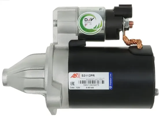 Starter 12 V 0,9 kW AS-PL S3112PR Bild Starter 12 V 0,9 kW AS-PL S3112PR