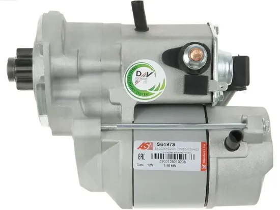 Starter 12 V 1,4 kW AS-PL S6497S Bild Starter 12 V 1,4 kW AS-PL S6497S