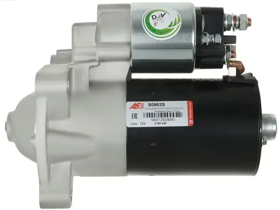 Starter 12 V 0,9 kW AS-PL S0952S Bild Starter 12 V 0,9 kW AS-PL S0952S