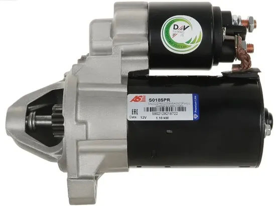 Starter 12 V 1,1 kW AS-PL S0185PR Bild Starter 12 V 1,1 kW AS-PL S0185PR
