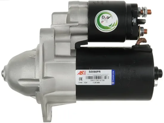 Starter 12 V 1,2 kW AS-PL S0098PR Bild Starter 12 V 1,2 kW AS-PL S0098PR