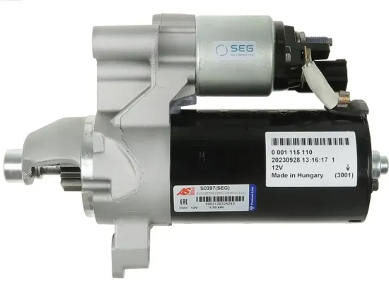Starter 12 V 1,7 kW AS-PL S0397(SEG) Bild Starter 12 V 1,7 kW AS-PL S0397(SEG)