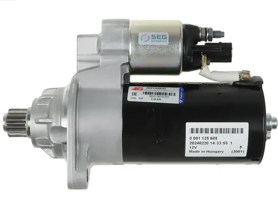 Starter 12 V 2,2 kW AS-PL S0214(SEG) Bild Starter 12 V 2,2 kW AS-PL S0214(SEG)