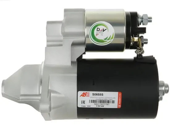 Starter 12 V 0,9 kW AS-PL S0658S Bild Starter 12 V 0,9 kW AS-PL S0658S
