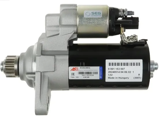 Starter 12 V 2 kW AS-PL S0282(SEG) Bild Starter 12 V 2 kW AS-PL S0282(SEG)