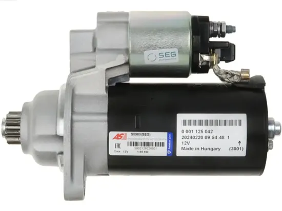 Starter 12 V 1,9 kW AS-PL S0980(SEG) Bild Starter 12 V 1,9 kW AS-PL S0980(SEG)