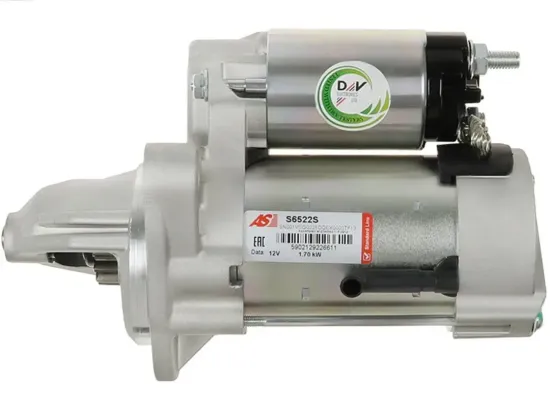 Starter 12 V 1,7 kW AS-PL S6522S Bild Starter 12 V 1,7 kW AS-PL S6522S