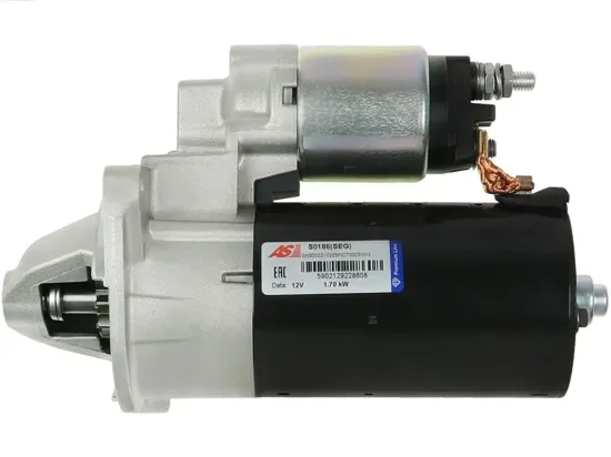 Starter 12 V 1,7 kW AS-PL S0186(SEG) Bild Starter 12 V 1,7 kW AS-PL S0186(SEG)