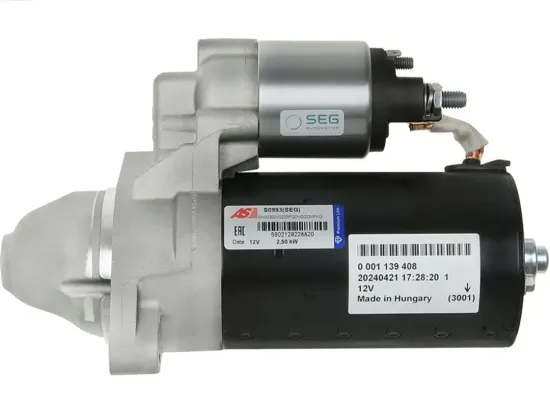 Starter 12 V 2,5 kW AS-PL S0993(SEG) Bild Starter 12 V 2,5 kW AS-PL S0993(SEG)