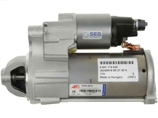 Starter 12 V 1,7 kW AS-PL S0881(SEG) Bild Starter 12 V 1,7 kW AS-PL S0881(SEG)